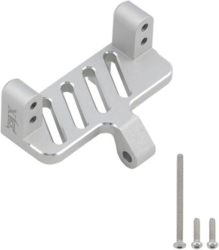 DJX Aluminum Servo Mount for 1/18 RC Crawler Car HPI Venture 18 Upgrades Parts(Black) in Saudi Arabia