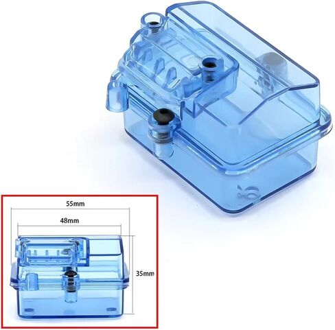 Compatible with TRX4 for HSP D90 D110 for Axial for SCX10 90046 RC Crawler Car Parts Accessories Waterproof Receiver Box RC Parts in Saudi Arabia