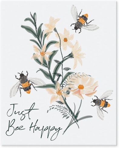 المنتجات الإبداعية Just Bee Happy 8 X 10 Canvas in Kuwait