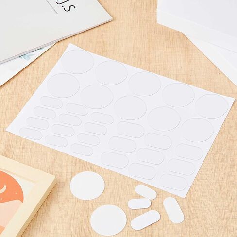 160 pcs Extra Large Removable Gel Glue Putty, 3 Size Clear Adhesive Dots, Double Sided Sticky Tack for Wall Hanging, Crafts, Poster Decoration in Saudi Arabia