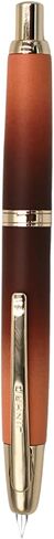 JINHAO 10 Click Fountain Pen for Office Use - Retractable Extra Fine Nib & Ink Converter Set, Caramel Orange(Golden Clip) in Kuwait
