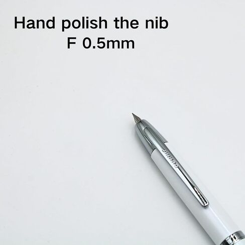 JINHAO 10 Click Fountain Pen for Office Use - Retractable Extra Fine Nib & Ink Converter Set, Caramel Orange(Golden Clip) in Kuwait