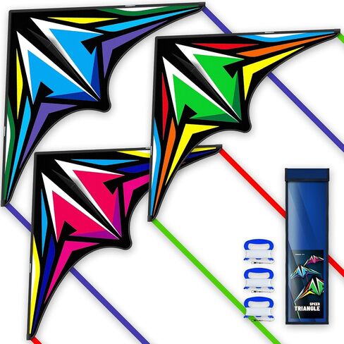 Delta Kites for Kids & Adults, Extremely Easy to Fly, Single Line Beach Kite in Kuwait