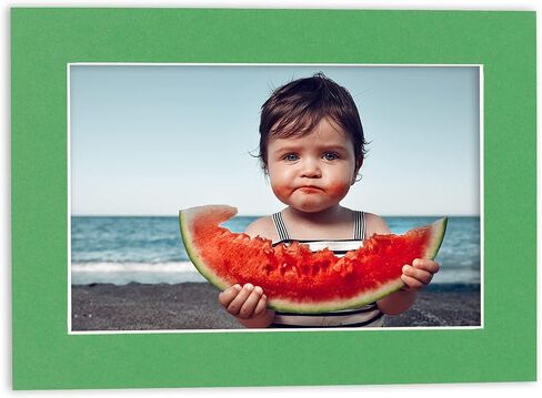 8x10 Mat for 10x12 Frame - Precut Mat Board Acid-Free White 8x10 Photo Matte Made to Fit a 10x12 Picture Frame, Premium Matboard for Family Photos, Show Kits, Art, Picture Framing, Pack of 1 Mat in Saudi Arabia