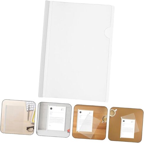 uonlytech 10pcs pressboard Report Cover تقرير شريط الانزلاق يغطي كتاب ربط مواد الربط in Kuwait