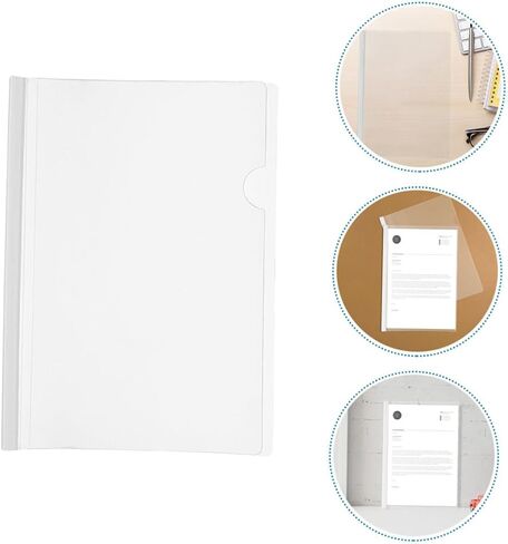 uonlytech 10pcs pressboard Report Cover تقرير شريط الانزلاق يغطي كتاب ربط مواد الربط in Kuwait