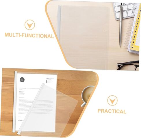 uonlytech 10pcs pressboard Report Cover تقرير شريط الانزلاق يغطي كتاب ربط مواد الربط in Kuwait