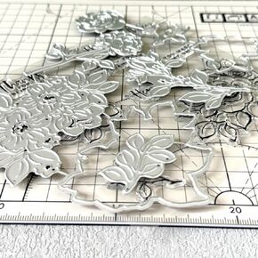 يموت طوابع واضحة وقطع معدني لألبوم صور القصاصات DIY Decorative ، الطوابع والموت ، ختم السيليكون ، الحرف لصنع البطاقات DIY (SU262) in Saudi Arabia