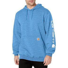 Carhartt Men's K288 Loose Fit Midweight Logo Sleeve Graphic Sweatshirt - Large Regular - Mink in Saudi Arabia
