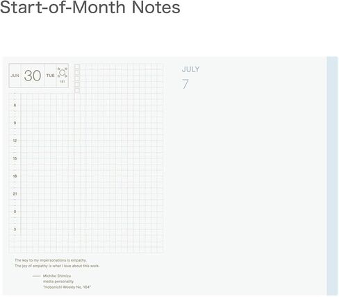 Hobonichi Techo 2026 Original Book - A6 ، English ، Daily ، Januar Start ، Monday Start ، Planner in Saudi Arabia