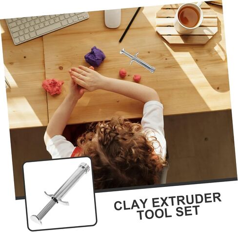 HOMSFOU 1SET POLYMER POLYMER CLAY TOOL SET SQUEEZER مع قوالب للفخار لحرف DIY النحت للفنانين المبتدئين in Saudi Arabia