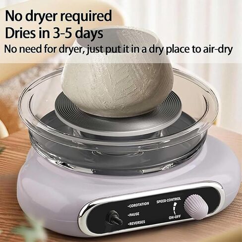 عجلة الخزافين ، عجلة الفخار الصغيرة للأطفال والبالغين ، مجموعة كاملة من الفخار مع الأدوات ، دواسة القدم ، عجلة بوتر القرص الدوار الكهربائي ، طين السيراميك DIY للمبتدئين ، الاستخدام المدرسي والمنزل (Matcha Green) in Kuwait