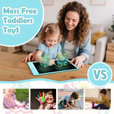 10 Inch LCD Writing Tablet Toy for 3 4 5 6 7 8 Year Olds - Erasable Electronic Drawing Pad and Doodle Board as Montessori Educational - Kids Christmas and Birthday Gifts for Girls and Boys Toy(Pink) in Saudi Arabia