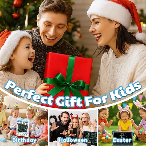 Kayoubi LCD Writing Tablet for Kids, 14.5 Inch Jumbo Screen with Double Pen, No-Mess Reusable Colorful Doodle Board Toys, Gifts for 3 4 5 6 7 8 Year Old Boys & Girls (Blue) in Saudi Arabia