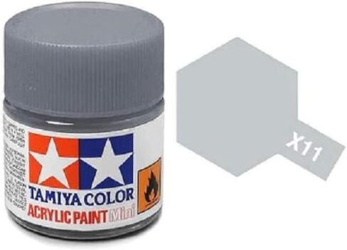 طراز Tamiya Models X-11 Mini Acrylic Paint ، Chrome Silver in Kuwait