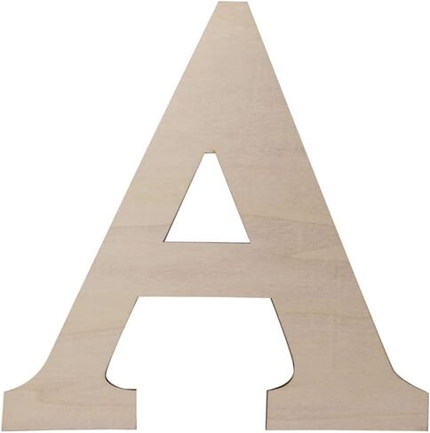Wooden Greek Letters, Unfinished 11 Inch Alphabet for DIY Crafts, Wood Letters Wooden Alphabets Letter Craft Pieces for DIY Display Decor (Φ) 12 Inch in Kuwait