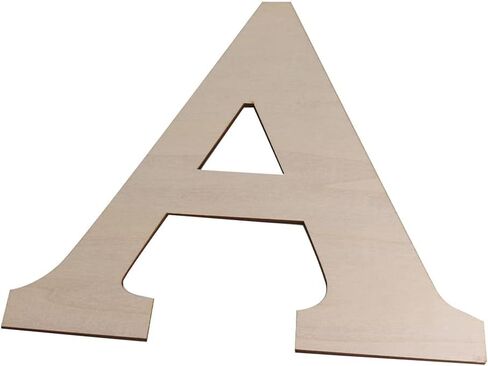Wooden Greek Letters, Unfinished 11 Inch Alphabet for DIY Crafts, Wood Letters Wooden Alphabets Letter Craft Pieces for DIY Display Decor (Φ) 12 Inch in Kuwait