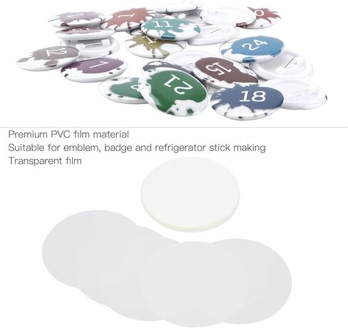 شارة شفافة فيلم PVC Material Protection 100pcs تطبيق واسع (50 مم) in Kuwait