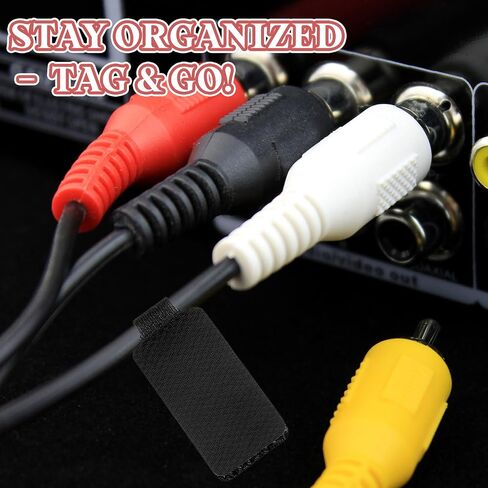 PATIKIL 3.5 x 0.8 Inch Cable Labels, 32 Pcs Electronic Cable Identification Tags Nylon Write on Wire Labels Rectangle Cord Tags Labeling for Electronics Management Organization, Orange in Saudi Arabia