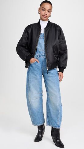 Free People Women's Lucky You Overall, Ultra Light Beam in Saudi Arabia