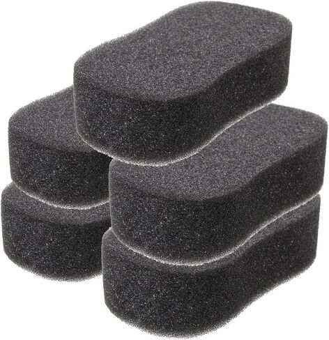 NOLITOY 5 Pcs Horse Grooming Sponge Scrubber, Horse Grooming Brush Kit Supplies for Cleaning Washing Bathing, Black in Saudi Arabia