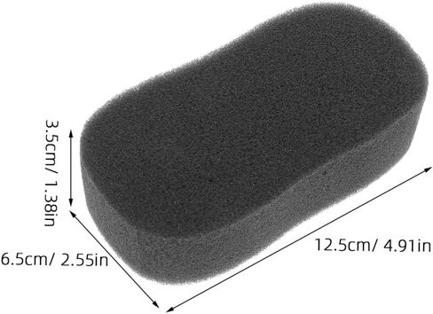 NOLITOY 5 Pcs Horse Grooming Sponge Scrubber, Horse Grooming Brush Kit Supplies for Cleaning Washing Bathing, Black in Saudi Arabia