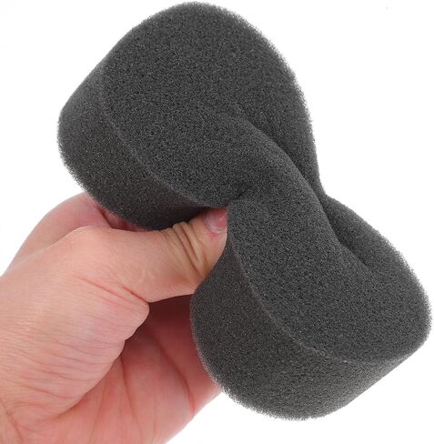 NOLITOY 5 Pcs Horse Grooming Sponge Scrubber, Horse Grooming Brush Kit Supplies for Cleaning Washing Bathing, Black in Saudi Arabia