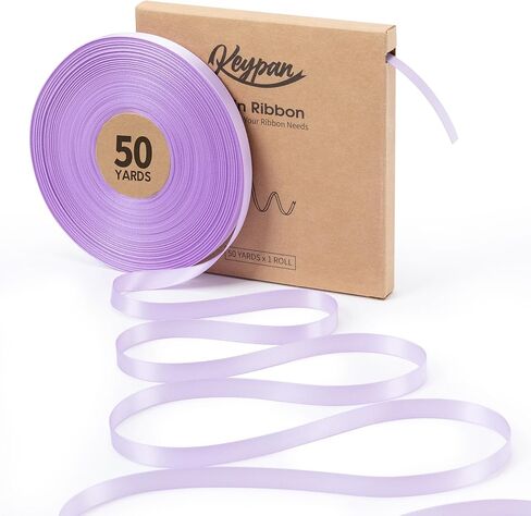 Pastel Stain Ribbon 3/8 Inch x 12 Rolls Total 60 Yards Colorful Ribbons for Gift Wrapping Flower Bouquet Paper Bows Wedding Invitations Crafts in Kuwait