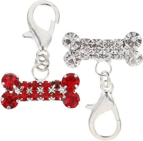 2pcs راينستون سحر الكلب كات طوق قلادة طوق للحيوانات الأليفة حلية شنقا in Kuwait