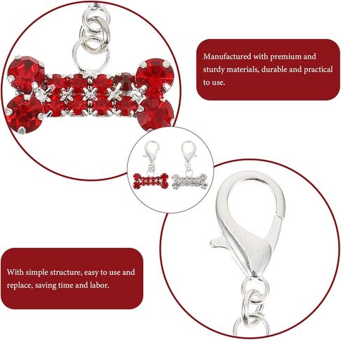 2pcs راينستون سحر الكلب كات طوق قلادة طوق للحيوانات الأليفة حلية شنقا in Kuwait
