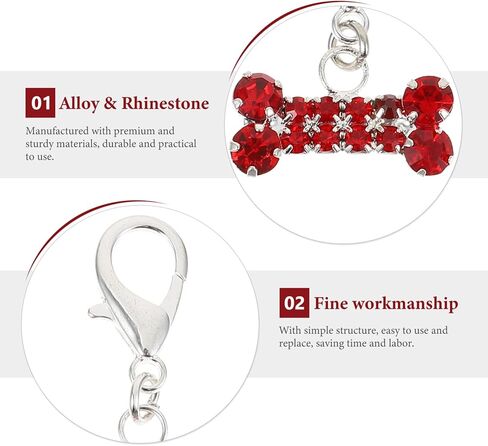 2pcs راينستون سحر الكلب كات طوق قلادة طوق للحيوانات الأليفة حلية شنقا in Kuwait