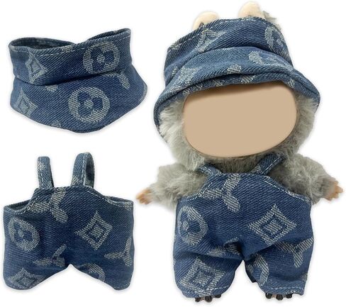 7 من 3 عبوات - مجموعة ملابس ل Labubu (بدون دمية) - تشمل ملابس الدمية المصنوعة يدويا in Kuwait