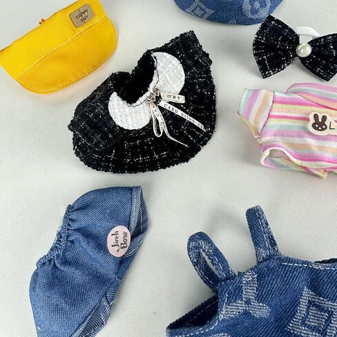 7 من 3 عبوات - مجموعة ملابس ل Labubu (بدون دمية) - تشمل ملابس الدمية المصنوعة يدويا in Kuwait