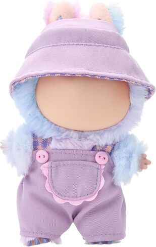 17cm 6.7" Doll Clothes Set (No Doll) Hat and Dress Designer for Boys Girls Labubu Red Orange Yellow Green Blue Purple (Green) in Saudi Arabia