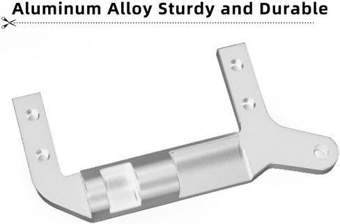 Globact RC Servo Mount 4-Link Supension Kit Aluminium لـ Traxxas TRX4 1/10 RC Crawler Upgrade Parts (Red) in Saudi Arabia