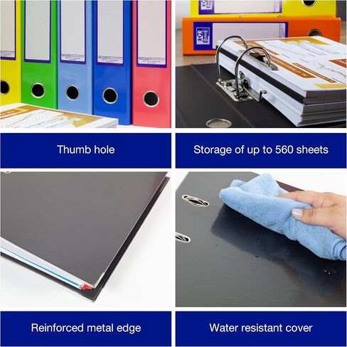 ملفات قوس Oxford Lever ، 10 مجلدات حزمة ، ألوان متنوعة in Kuwait