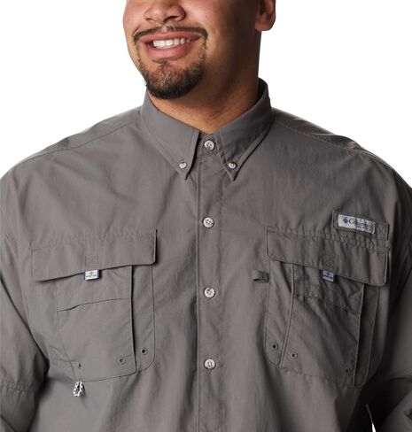 Columbia Men’s PFG Bahama™ II Long Sleeve Shirt, White, Medium in Saudi Arabia