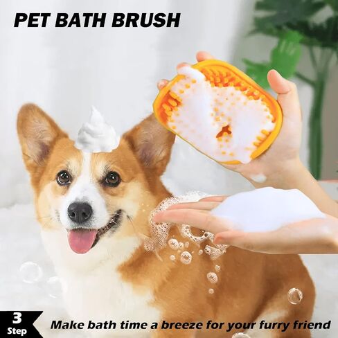 5 حزمة Cat Steam Brush Kit - فرشاة مياه الحيوانات الأليفة للقطط والكلاب ، تشمل مشط Defur Spritz ، وأشعل أشعل النار ، ومشط التدليك ومشط البراغيث - in Kuwait