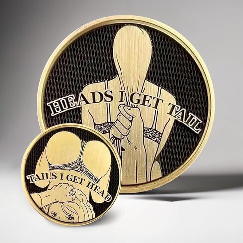 Funny Heads and Tails Coins, Heads I Get Dinner Tails I Wash Dishes, Perfect Prank Gift for Couples in Saudi Arabia
