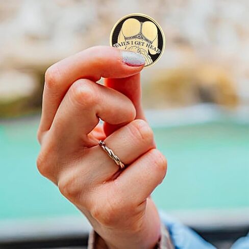 Funny Heads and Tails Coins, Heads I Get Dinner Tails I Wash Dishes, Perfect Prank Gift for Couples in Saudi Arabia