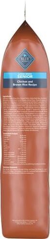 Blue Buffalo Protection Formula Bread Bread include Dry Dog Food ، يعزز صحة المفاصل والمناعة ، المصنوعة من المكونات الطبيعية ، وصفة دجاج وأرز بني ، 34 رطل. شنطة in Kuwait