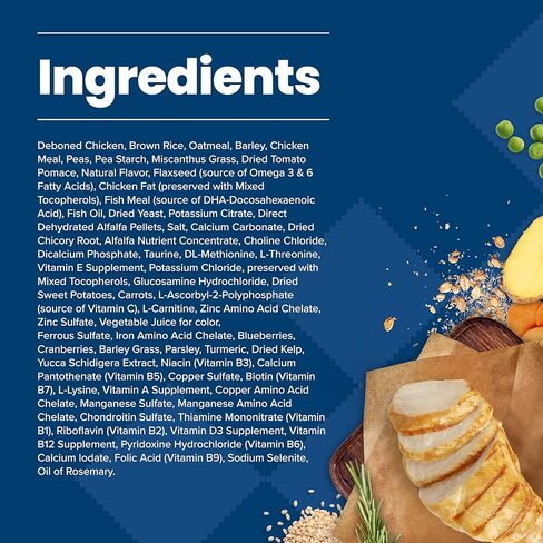 Blue Buffalo Protection Formula Bread Bread include Dry Dog Food ، يعزز صحة المفاصل والمناعة ، المصنوعة من المكونات الطبيعية ، وصفة دجاج وأرز بني ، 34 رطل. شنطة in Kuwait