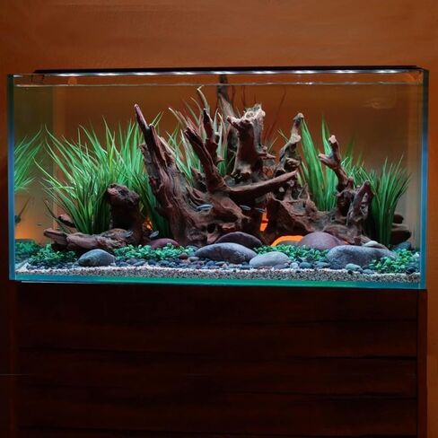 CURRENT USA 24-36" Satellite Color RGBW Full-Spectrum LED Aquarium Light - Freshwater, Wireless 24-Hour Timer, Adjustable Tank Mounts (4511) in Saudi Arabia