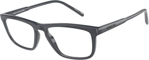 Arnette Men's AN7202 Roboto Round Prescription Eyewear Frames, Black/Demo Lens, 50 mm in Saudi Arabia