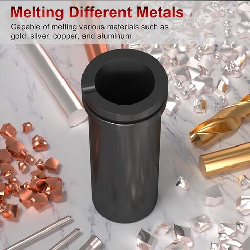 MMasters Graphite Crucible, #3 Melting Casting Tool for Gold, Silver, Copper, Aluminum, High Purity Graphite Melting Crucible Fit for Melting Furnace, Jewelry Tools in Kuwait