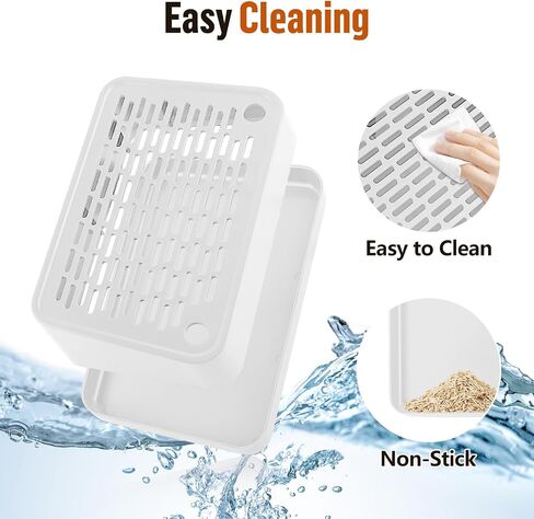 Cat Litter Box Ramp, Litter Box Step Mat with Filter Function, Cat Litter Catcher for Self-Cleaning Litter Boxes, Cats Pedal Stool Ideal for Kitten & Elderly Cats (Light Grey) in Kuwait