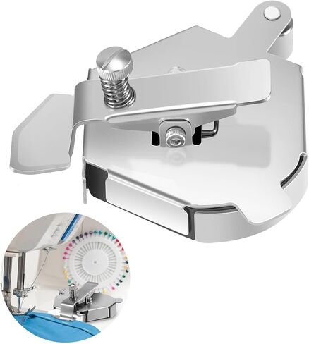 Magnetic Seam Guide for Sewing Machine, Magnetic Sewing Guide with Clip, Multifunctional Ruler, Hemmer Guide, Seam Guide, Hem Guide for Walking Foot Sewing Machine, Sewing Supplies Accessories in Saudi Arabia