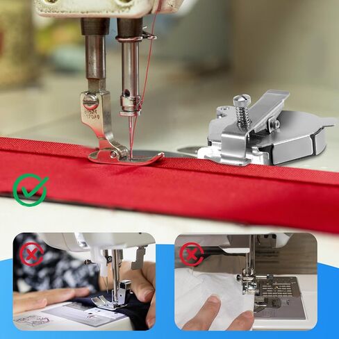 Magnetic Seam Guide for Sewing Machine, Magnetic Sewing Guide with Clip, Multifunctional Ruler, Hemmer Guide, Seam Guide, Hem Guide for Walking Foot Sewing Machine, Sewing Supplies Accessories in Saudi Arabia