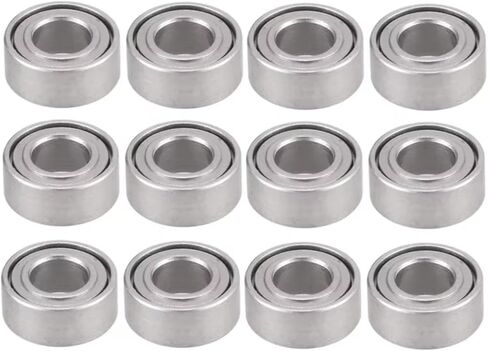 RC Parts Car Mities متوافقة مع WPL C14 C24 C34 C44 لـ MN D90 لـ MN-90 لـ MN99S RC CAR PRAPERING UPGRADE 12PCS BEARING 3X6X2MM in Saudi Arabia