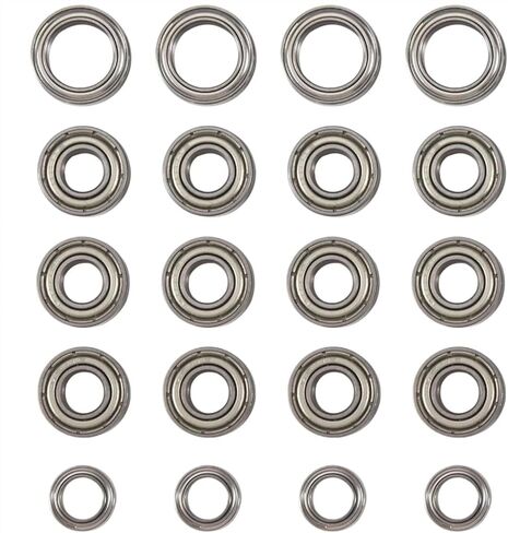 Compatible with Tamiya for TT01 for TT01D for TT01E for TT01R DF02 1/10 RC Car Upgrade Parts Accessories 20Pcs Ball Bearing Kit RC Car Part Accessories in Saudi Arabia